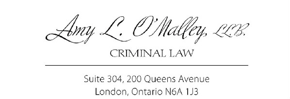 Amy L. O'Malley L.L.B.  Criminal Law